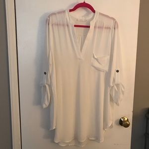EUC Lush cream colored blouse.